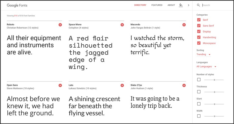 google-fonts