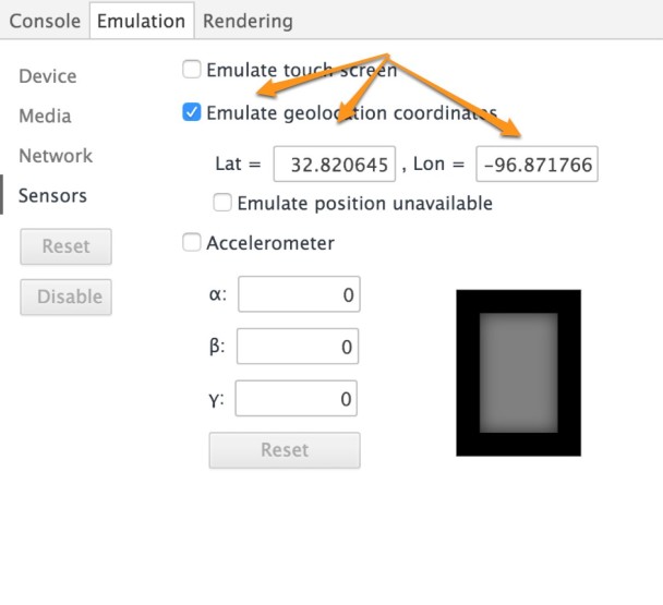 Google-Locations-Emulation-Lat-Long