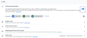 Enhanced Measurement Window