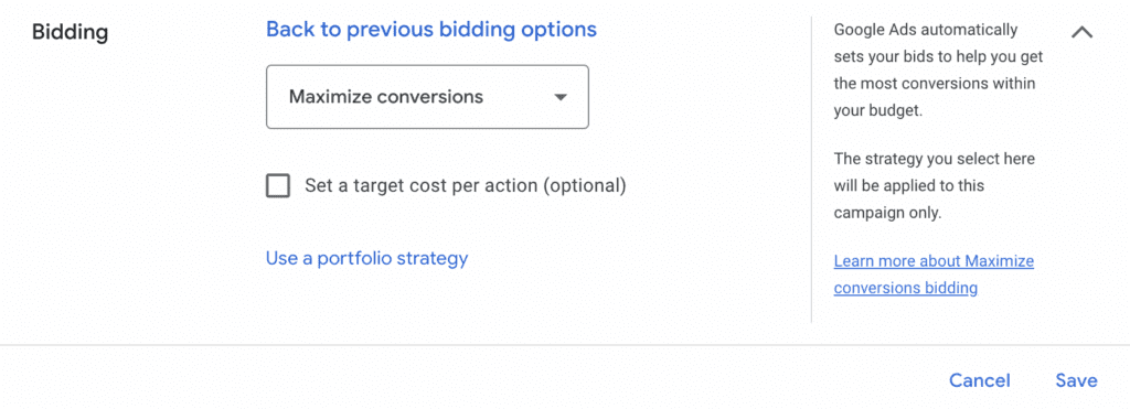 Maximize Conversions