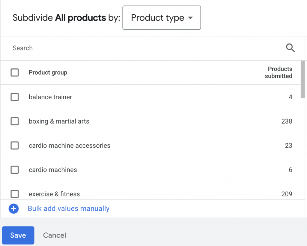 All Product By Product Type